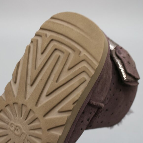UGG Australia Ladies 5 Port Wine Classic Mini Stargirl Bow Ankle Boots - 1098475 - Picture 11 of 12